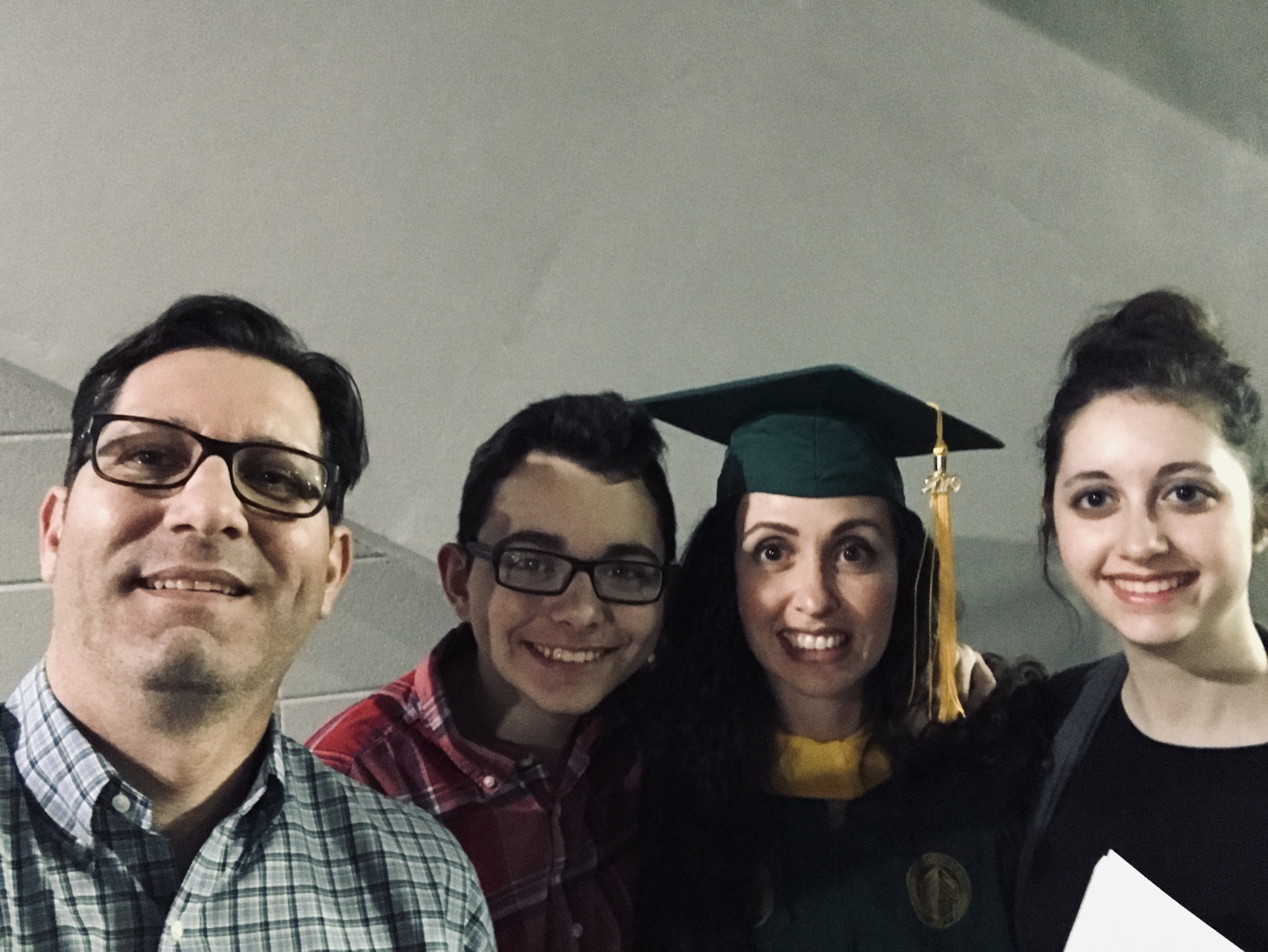family graduation pic