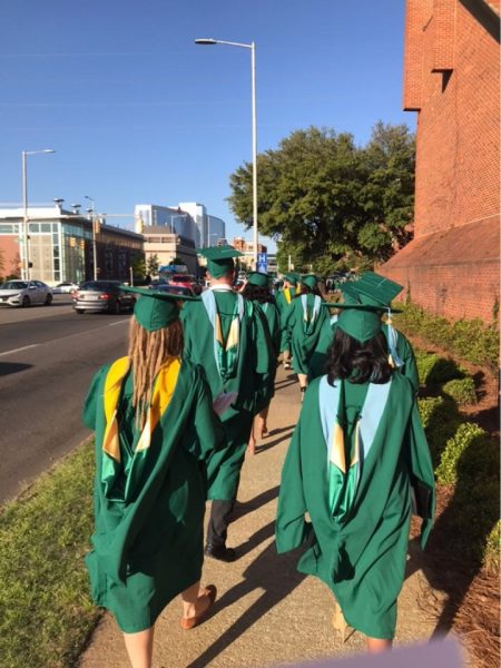 graduation procession